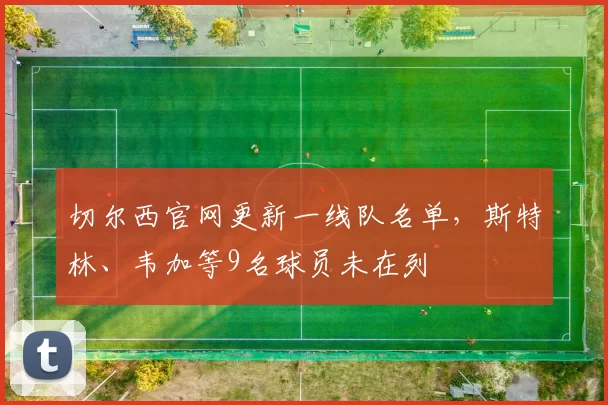 切尔西官网更新一线队名单，斯特林、韦加等9名球员未在列
